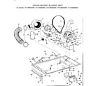 Kenmore 41789090600 dryer motor blower belt diagram