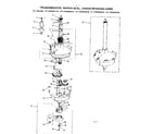 Kenmore 41789090610 transmission, water seal, lower bearing asm diagram
