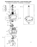 Trnasmission water seal, lower bearing asm