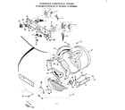 Kenmore 41789195620 console controls, drum diagram