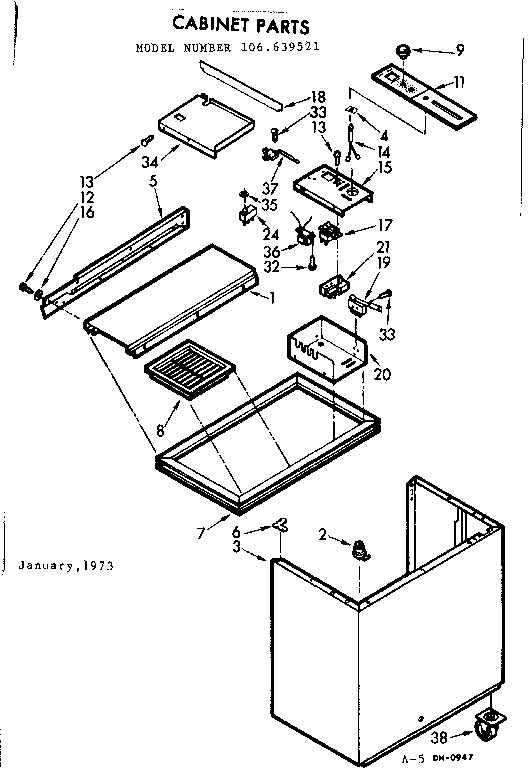 CABINET PARTS