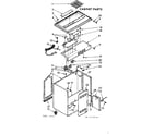 Kenmore 106639540 cabinet parts diagram