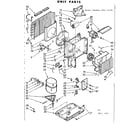 Kenmore 10671150 unit parts diagram
