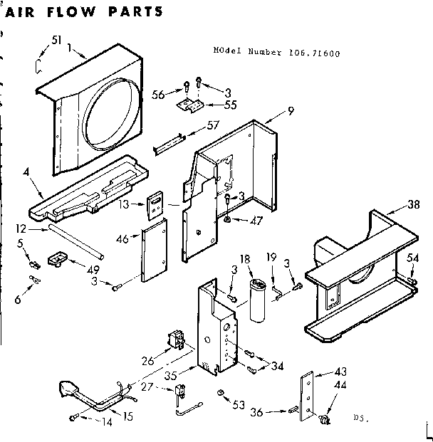 Air flow parts