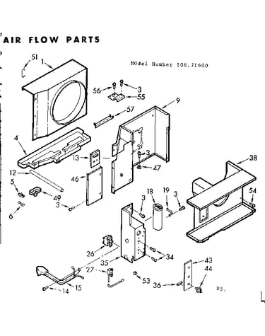 Air flow parts