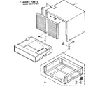 Kenmore 106737302 cabinet parts diagram