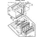 Kenmore 10673760 cabinet parts diagram