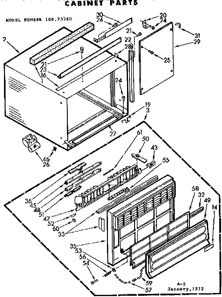 Cabinet parts
