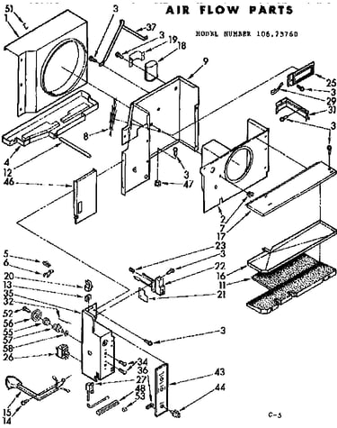 Air flow parts