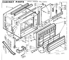 Kenmore 10673903 cabinet parts diagram