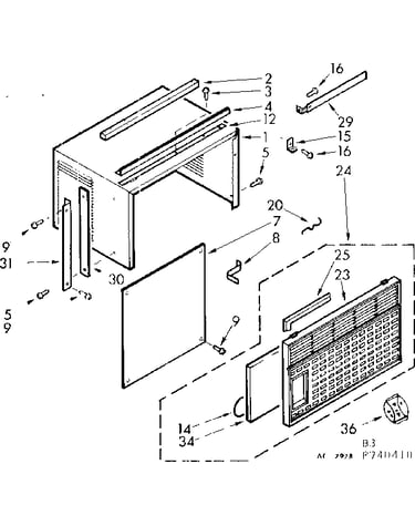 Cabinet parts