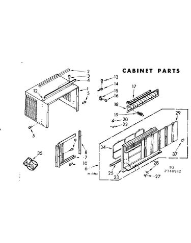 Cabinet parts