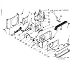 Kenmore 106740590 air flow and control parts diagram