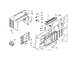 Kenmore 106740980 cabinet parts diagram