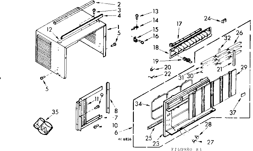Cabinet parts