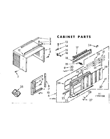 Cabinet parts