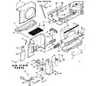 Kenmore 106741182 air flow parts diagram