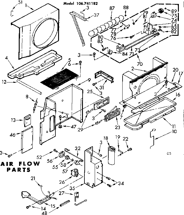 Air flow parts