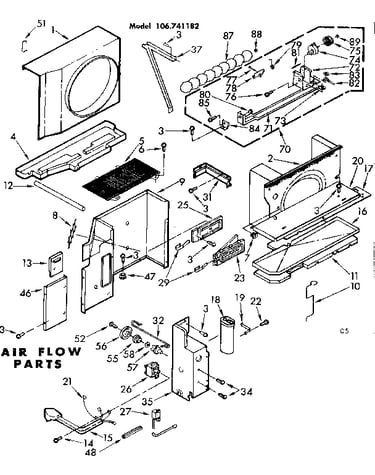 Air flow parts