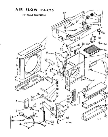 Air flow parts