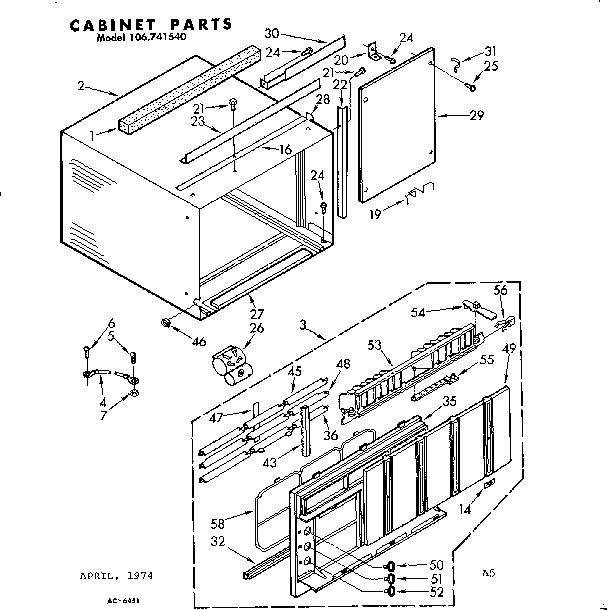 Cabinet parts