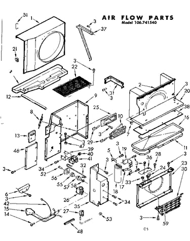 Air flow parts