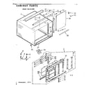 Kenmore 106741590 cabinet parts diagram