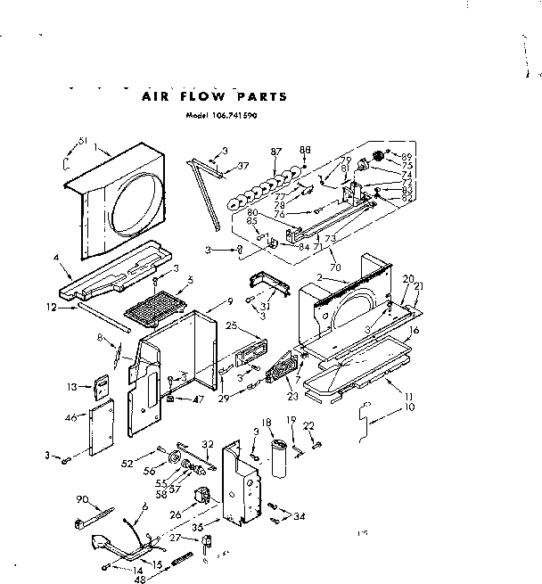 Air flow parts