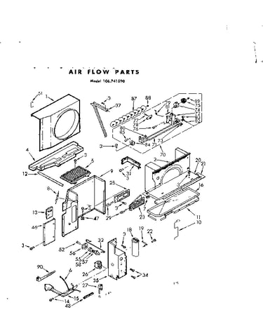 Air flow parts