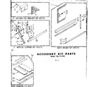 Kenmore 106741590 accessory kit parts diagram