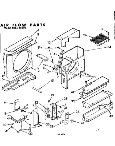 Air flow parts