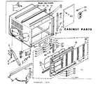 Kenmore 106741890 cabinet parts diagram