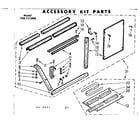 Kenmore 106741890 accessory kit parts diagram
