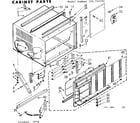 Kenmore 106742281 cabinet parts diagram