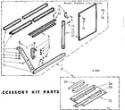 Kenmore 106742281 accessory kit parts diagram