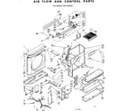 Kenmore 106742282 air flow and control parts diagram