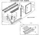 Kenmore 106742282 accessory kit parts diagram