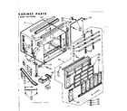 Kenmore 106742990 cabinet parts diagram