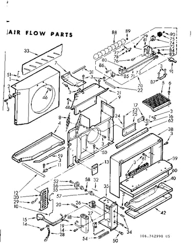Air flow parts