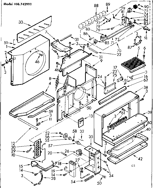 Air flow parts