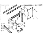 Kenmore 106742992 accessory kit parts diagram