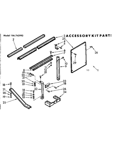 Accessory kit parts
