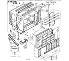 Kenmore 106743181 cabinet parts diagram