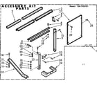 Kenmore 106743181 accessory kit parts diagram