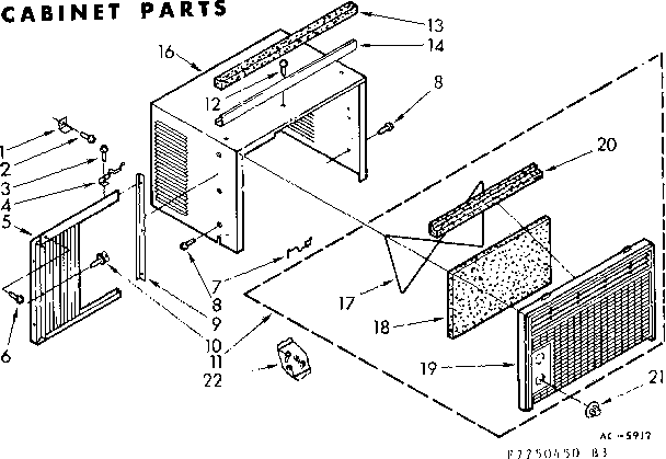 CABINET PARTS