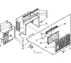 Kenmore 1067750452 cabinet parts diagram