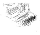 Kenmore 1067750690 cabinet parts diagram