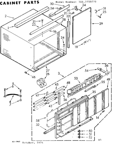 Cabinet parts