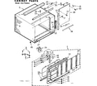 Kenmore 1067750991 cabinet parts diagram
