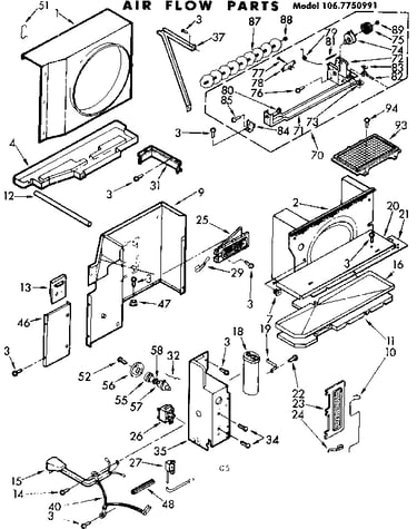 Air flow parts